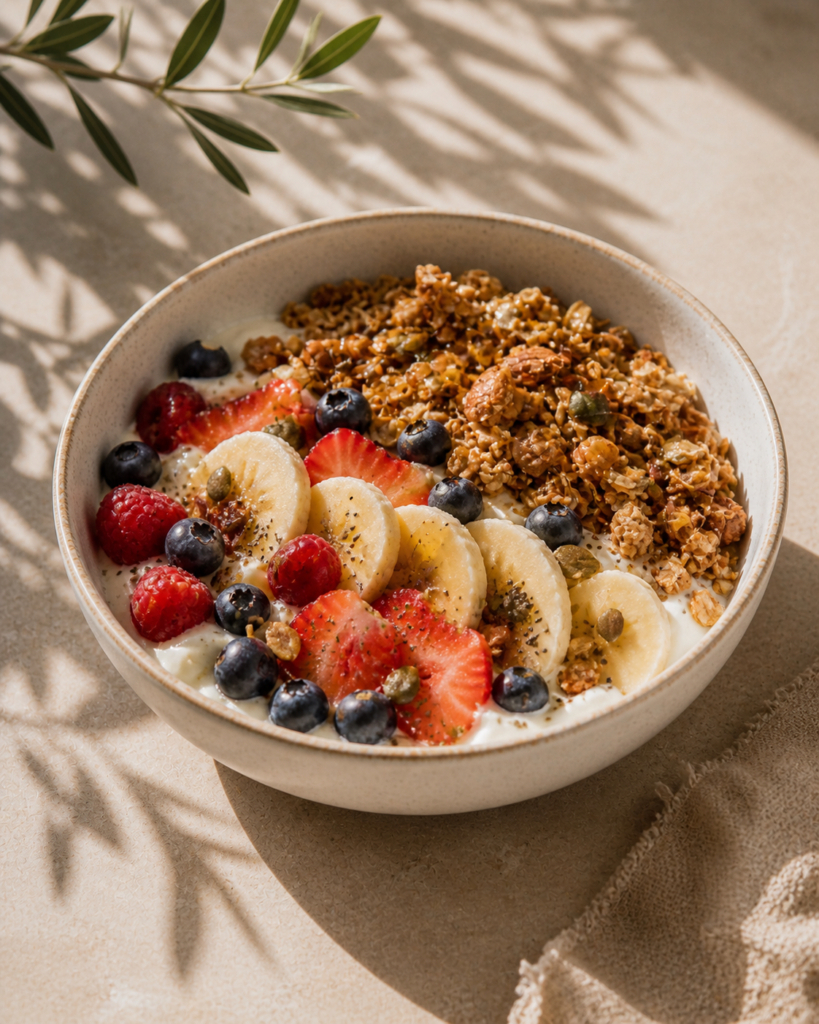 Granola Yogurt Energy Bowl