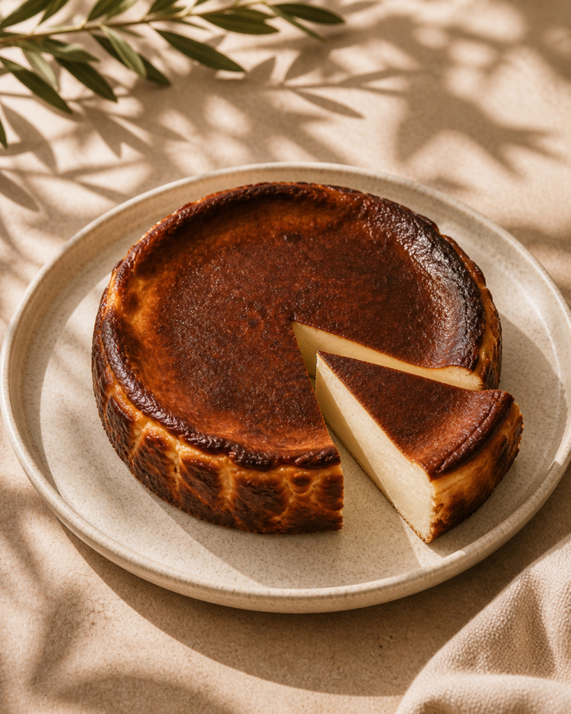 Keto Basque Burnt Cheesecake