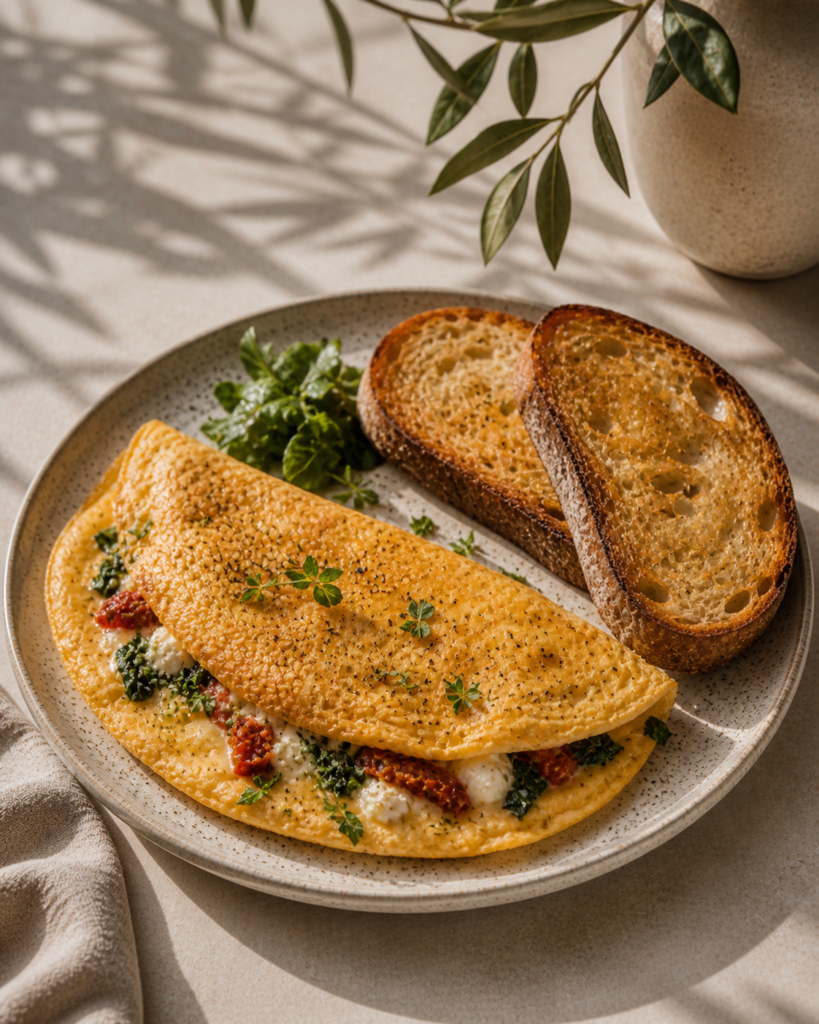 OLYN Omellete with Toasted Bread