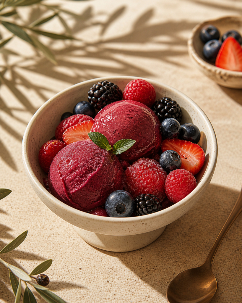 Sugar Free Berry Sorbet