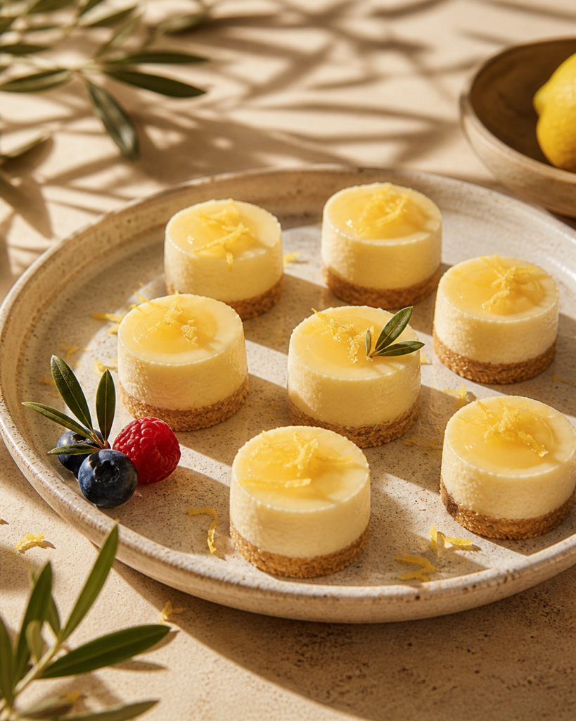 Sugar Free Lemon Cheesecake Bites