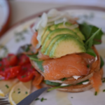 GF avocado toast with salmon for gallery
